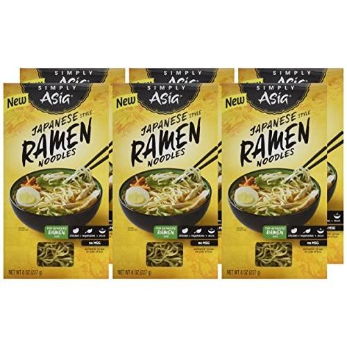 Simply Asia Japanese Style Ramen Noodles, 8 Oz Pack Of 6