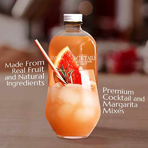 Simply Cocktails Grapefruit Honey Rosemary Cocktail Mixer. Perfe...