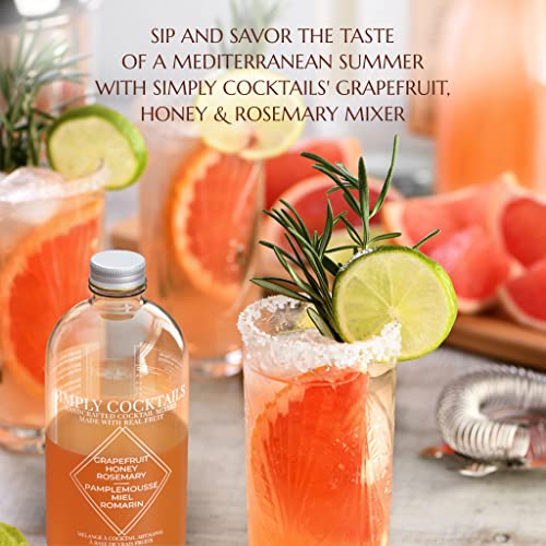 Simply Cocktails Grapefruit Honey Rosemary Cocktail Mixer. Perfe...