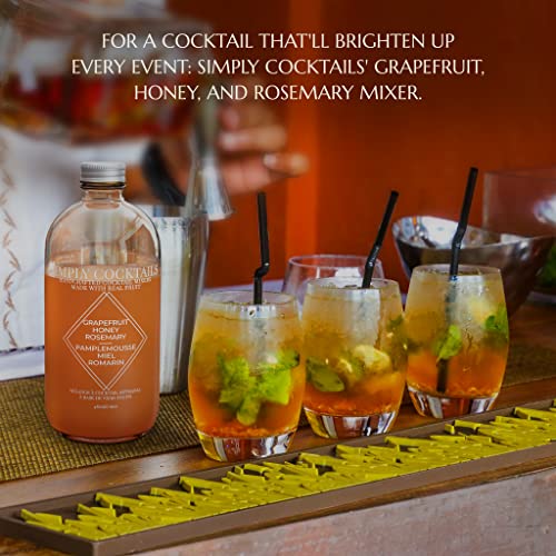 Simply Cocktails Grapefruit Honey Rosemary Cocktail Mixer. Perfe...