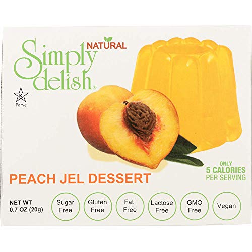 Simply Delish Dessert Jel, Orange, 1.6 Ounce Pack Of 6