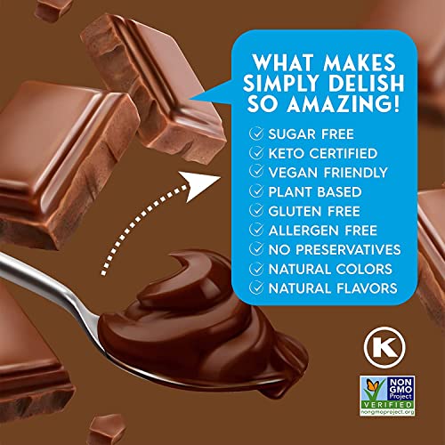 Simply Delish Natural Instant Chocolate Pudding - Sugar Free, No