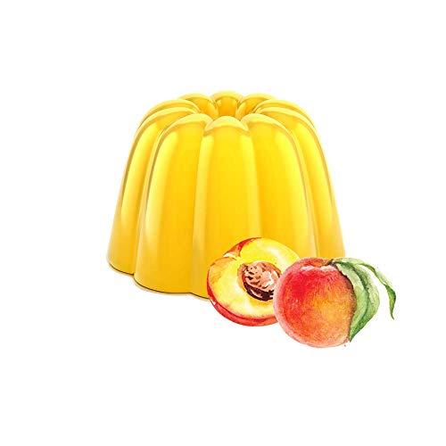 Simply Delish Jel Desserts, Peach, 0.7 Ounce Pack Of 6