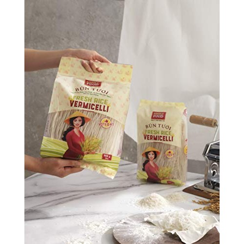 Fresh Rice Stick Vermicelli By Simply Food Bun Tuoi - Soft And
