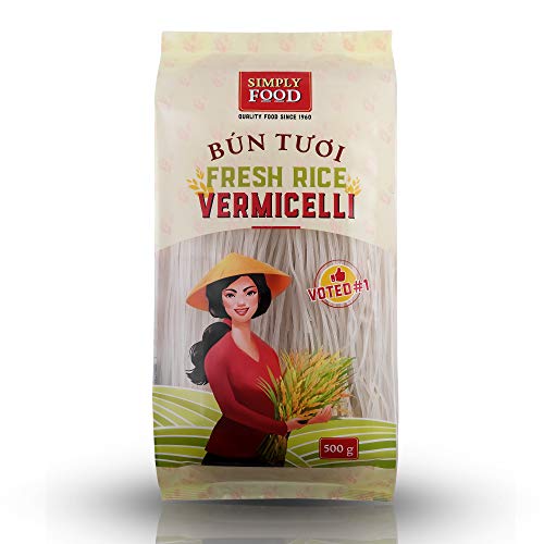 Fresh Rice Stick Vermicelli By Simply Food Bun Tuoi - Soft And