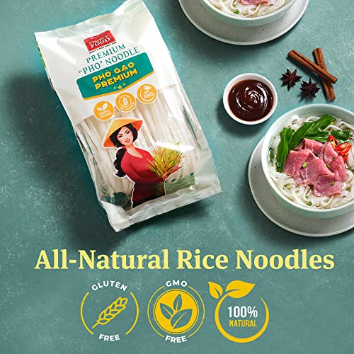 Premium Pho Rice Stick Noodles Simply Food - Restaurant Quality,