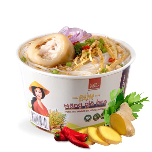 Simply Food Instant Pork And Bamboo Shoot Rice Vermicelli Noodle