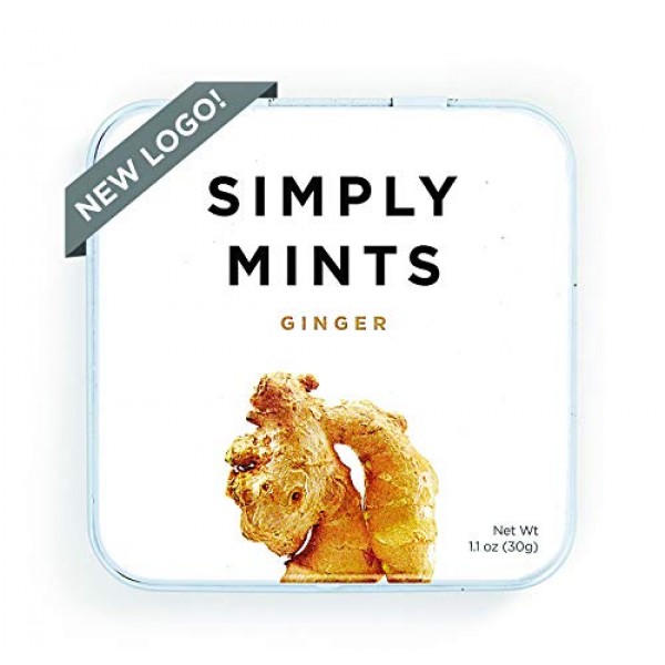 Breath Mints by Simply Gum | Ginger | Pack of Six 270 Pieces To...