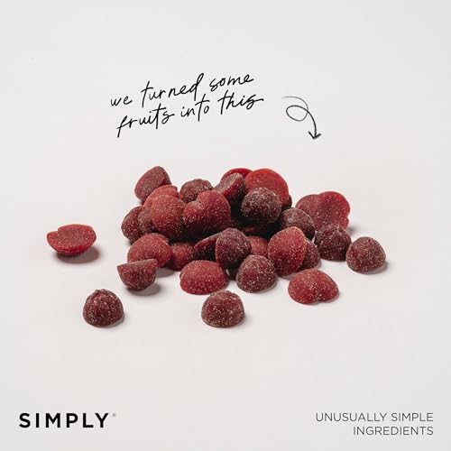 Simply Fruit Gummies | Made with Real Fruit | Peach and Raspberr...