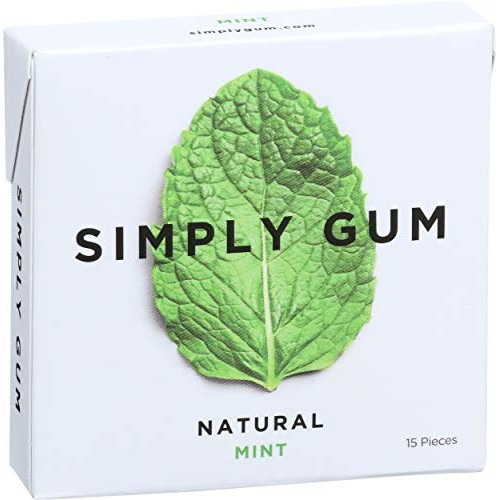 Simply Gum Natural Mint Chewing Gum, 15 Ct