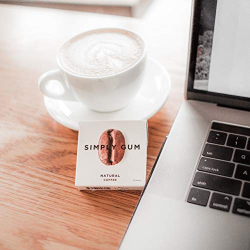 Simply Gum | Natural Chewing Gum | Coffee | Pack of Six 90 Piec... Simply Gum | Natural Chewing Gum | Coffee | Pack of Six 90 Piec...