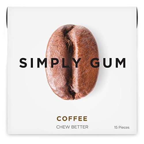 Simply Gum | Natural Chewing Gum | Coffee | Pack of Six 90 Piec... Simply Gum | Natural Chewing Gum | Coffee | Pack of Six 90 Piec...