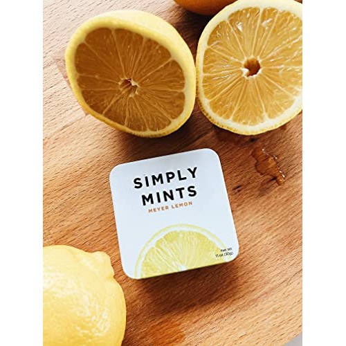 Simply Mints | Meyer Lemon Breath Mints | Pack of Six | Zesty Le...