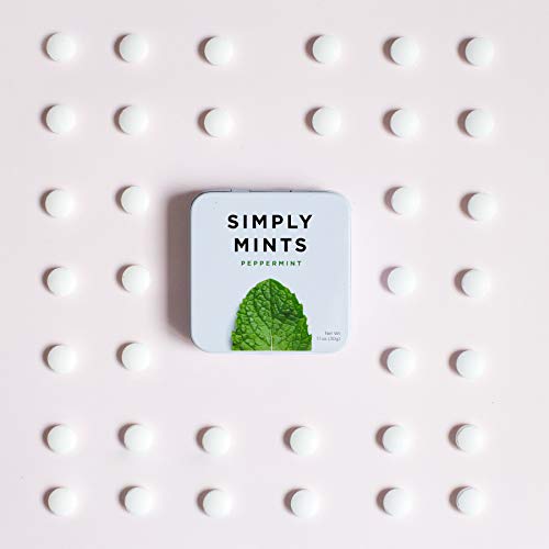 Natural Breath Mints By Simply Gum | Peppermint | Pack Of Six 2