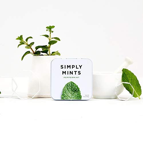 Natural Breath Mints By Simply Gum | Peppermint | Pack Of Six 2