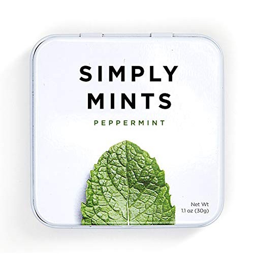 Natural Breath Mints By Simply Gum | Peppermint | Pack Of Six 2