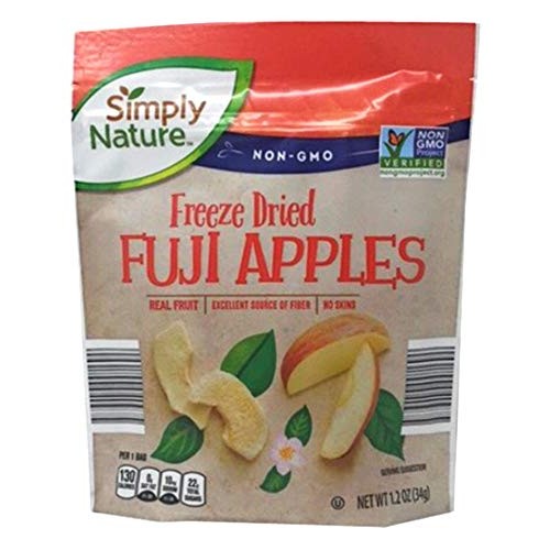 Simply Nature Freeze Dried Fuji Apples Non Gmo Real Fruit