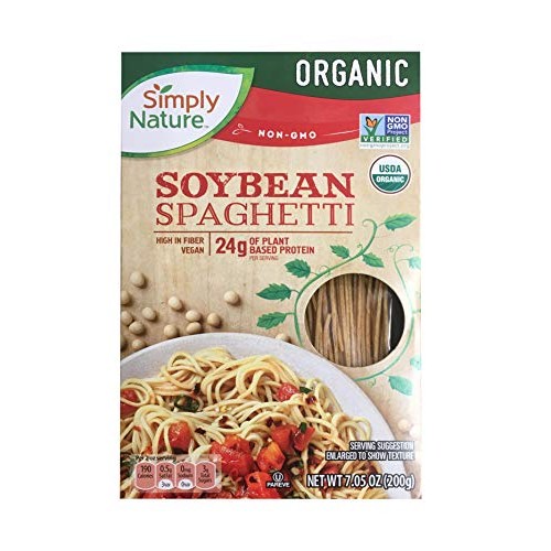 Simply Nature Organic Soybean Spaghetti Gluten Free Vegan, Pack