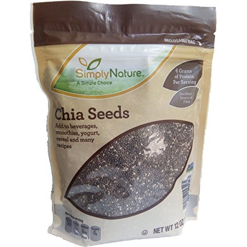 Simplynature Chia Seeds, 12 Ounce.