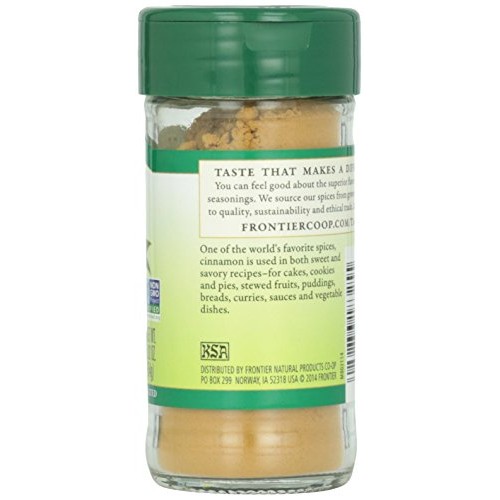 Frontier Cinnamon Ground, Korintje, 1.92-Ounce Bottle