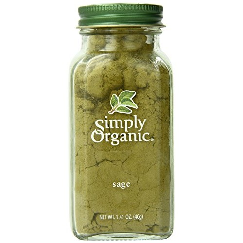Simply Organic Sage Leaf Ground Certified Organic, 1.41-Ounce Co