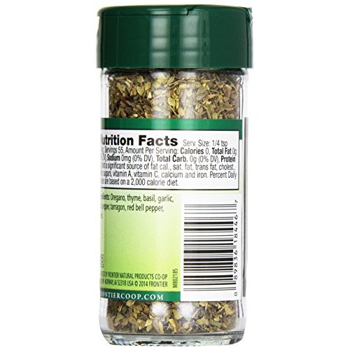 Frontier Herb Herbs Of Italy International Seasoning, 0.8 Oz