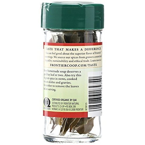 Frontier Herb Organic Whole Bay Leaf, 0.15 Oz