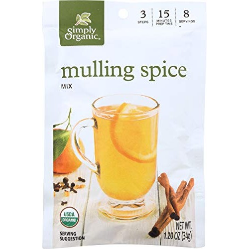 Simply Organic, Organic Mulling Spice Mix, 1.2 Ounce