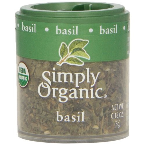 Simply Organic Basil Leaf, Sweet Cut &Amp; Sifted Certified Organic,
