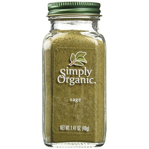 Simply Organic Btl Sage Grnd Org, 1.41 Oz