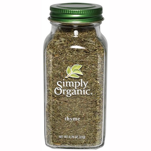 Simply Organic Thyme Leaf Whole Certified Organic, 0.78-Ounce Co
