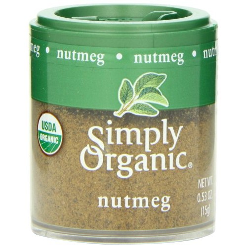 Simply Organic Nutmeg Ground Organic, Mini Spice, 0.53 Ounce Pa