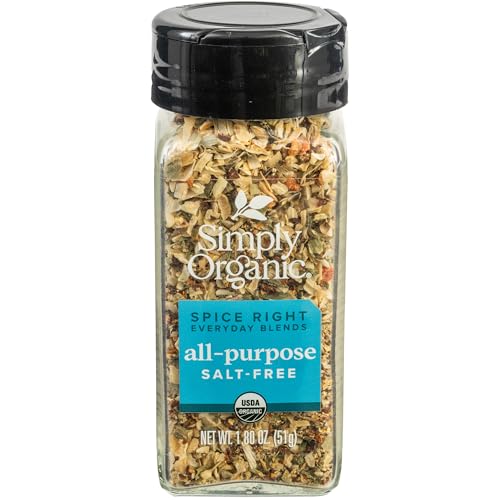 Simply Organic All-Purpose Salt-Free Everyday Spice Blend, 1.8 O...