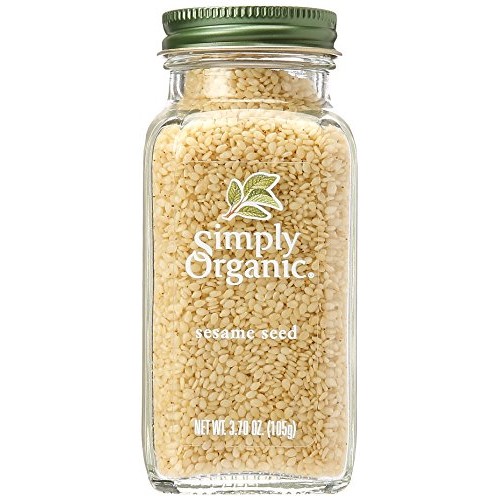Simply Organic Bottle Sesame Seed Whole, 3.7 Oz