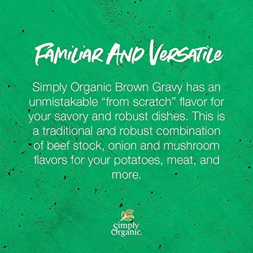 Simply Organic Brown Gravy Mix, Certified Organic, Gluten-Free |
