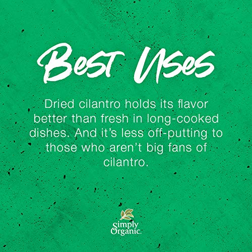 Simply Organic Cilantro Leaf, Cut &Amp; Sifted, Certified Organic |