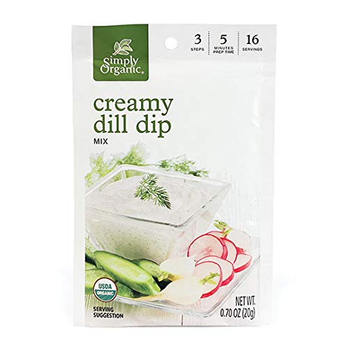 Simply Organic Creamy Dill Dip, Certified Organic, Gluten-Free |