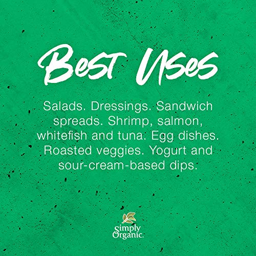 Simply Organic Dill Weed, Cut &Amp; Sifted, Certified Organic | 0.81