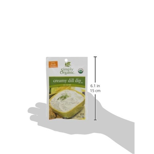 Simply Organic, Dip Mix Creamy Dill Organic, 0.7 Ounce