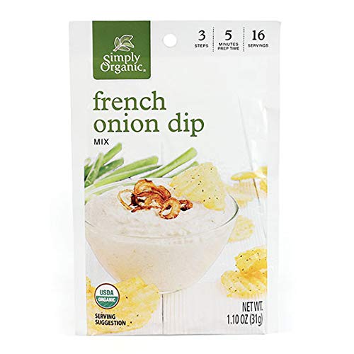 Simply Organic French Onion Dip, Certified Organic, Gluten-Free ...