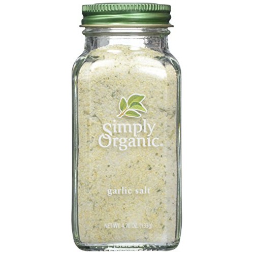 Simply Organic, Garlic Salt, 4.7 Oz