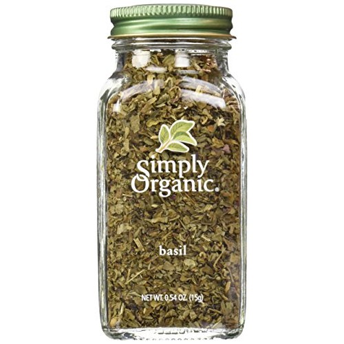 Simply Organic, Basil, .54 Oz