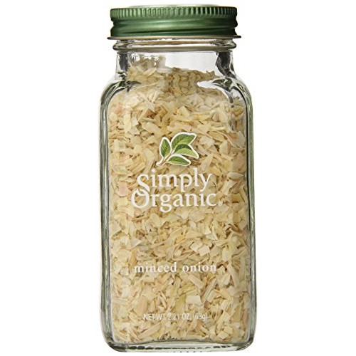 Simply Organic Onion, White Minced, Certified Organic, 2.21-Ounc