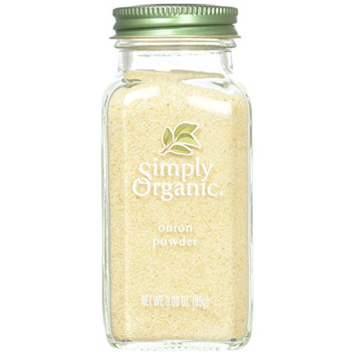 Simply Organic Onion, White Powder Organic 3.00 Oz. Bottle A -