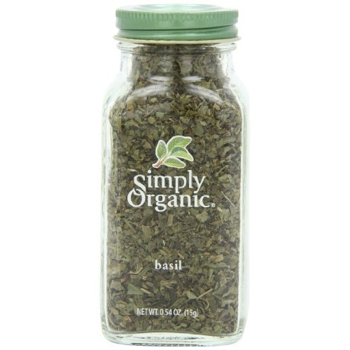 Simply Organic, Basil, .54 Oz