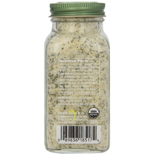 Simply Organic, Garlic Salt Organic, 4.7 Ounce