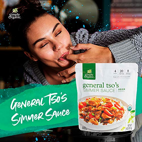 Simply Organic General Tsos Simmer Sauce, Certified Organic | 8