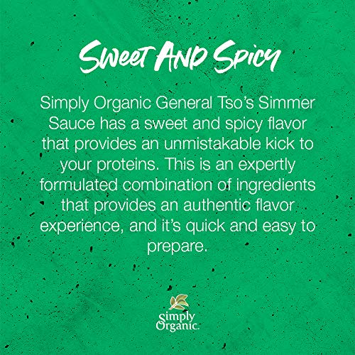 Simply Organic General Tsos Simmer Sauce, Certified Organic | 8