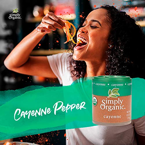 Simply Organic Ground Cayenne, Certified Organic | 0.53 Oz | Cap