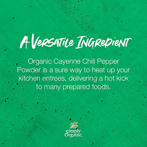 Simply Organic Ground Cayenne, Certified Organic | 0.53 Oz | Cap